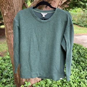 Orvis Green Crewneck Pull-Over NWOT
